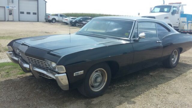 1968 Black Chevrolet Impala 2 door hard top