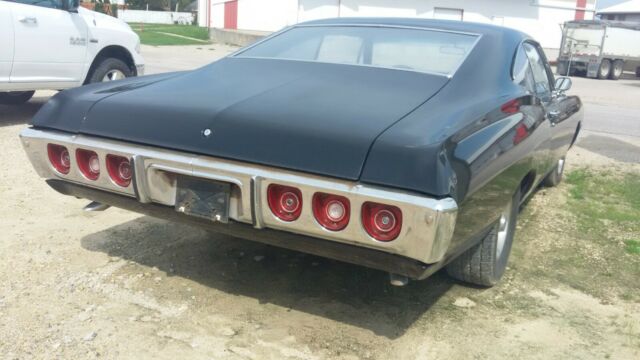 1968 Black Chevrolet Impala 2 door hard top