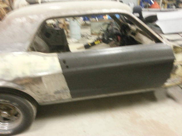 1968 Maroon Ford Mustang Coupe