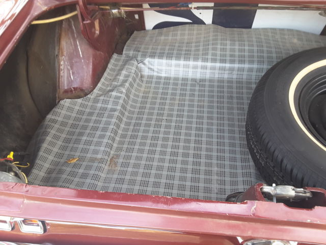 1968 Maroon Ford Mustang Coupe