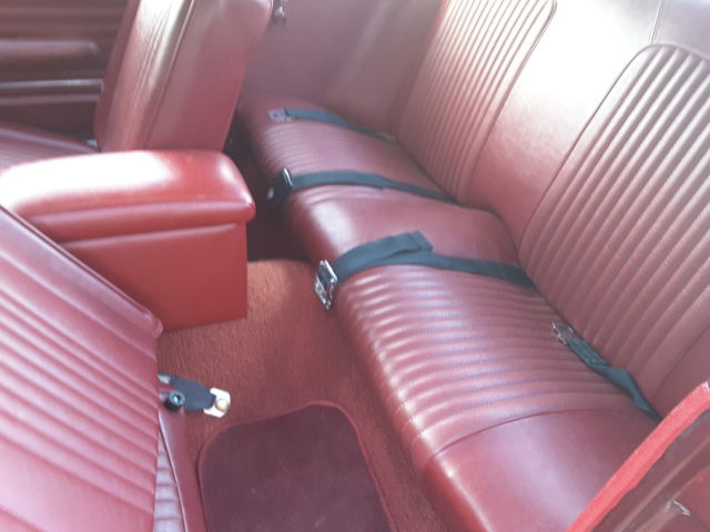 1968 Maroon Ford Mustang Coupe