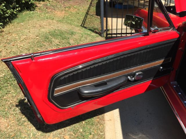 1968 Red Ford Mustang Coupe