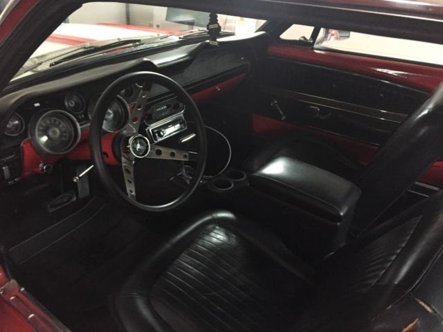 1968 Red Ford Mustang Coupe