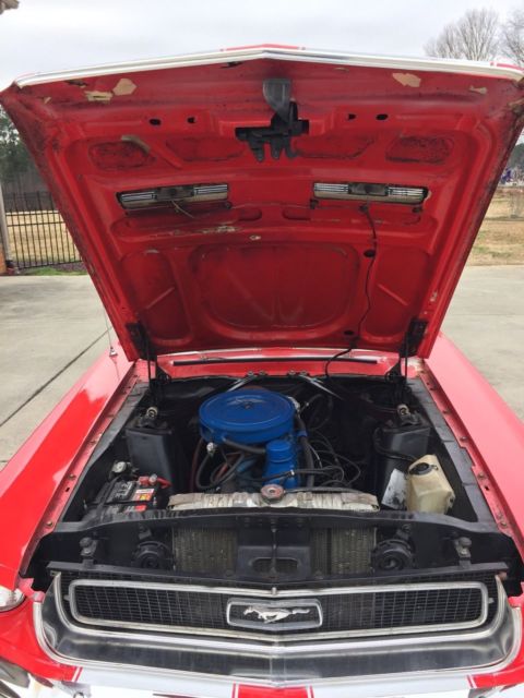 1968 Red Ford Mustang Coupe