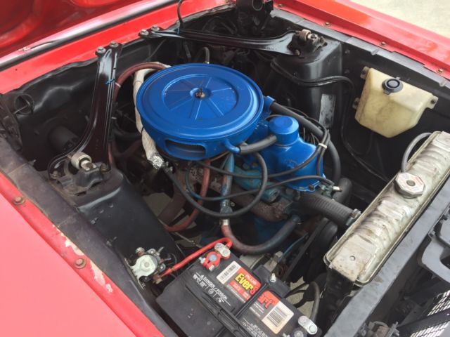 1968 Red Ford Mustang Coupe