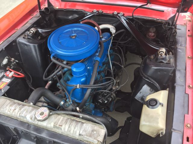 1968 Red Ford Mustang Coupe