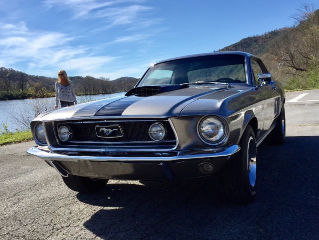 1968 Light Pewter Metsllic Ford Mustang Coupe