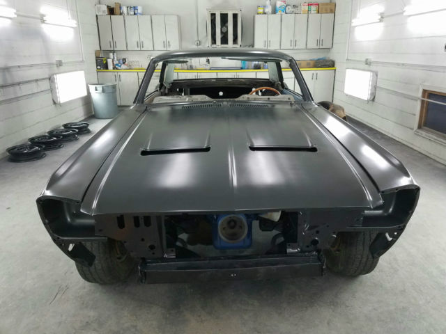 1968 Primed Black Ford Mustang Coupe