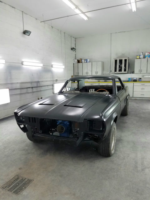 1968 Primed Black Ford Mustang Coupe