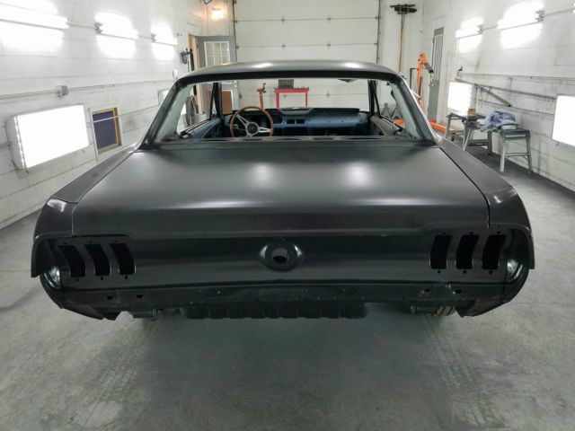 1968 Primed Black Ford Mustang Coupe
