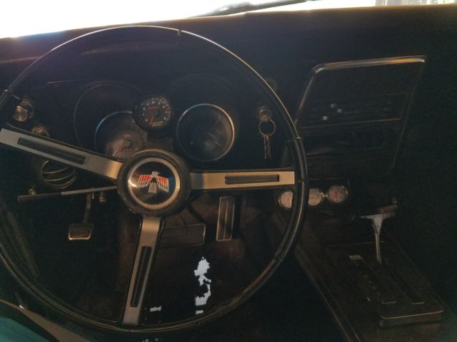 1968 Black Pontiac Firebird Coupe