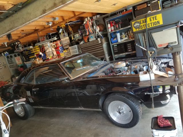1968 Black Pontiac Firebird Coupe