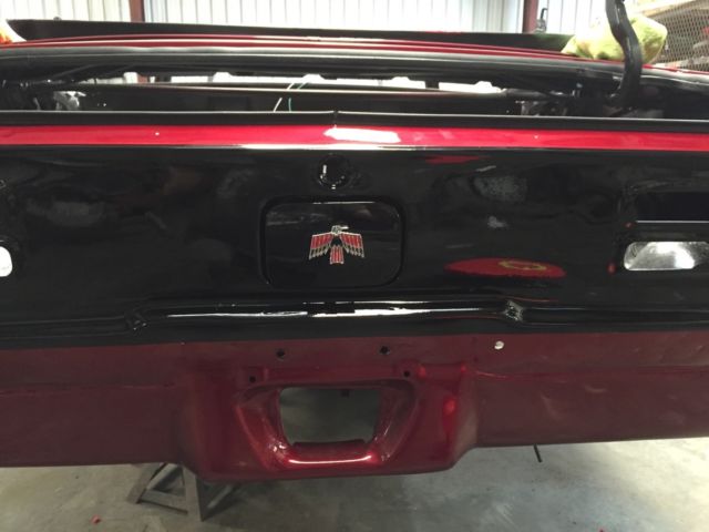 1968 Candy apple red Pontiac Firebird Convertible