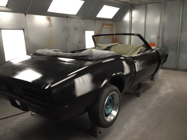 1968 Candy apple red Pontiac Firebird Convertible