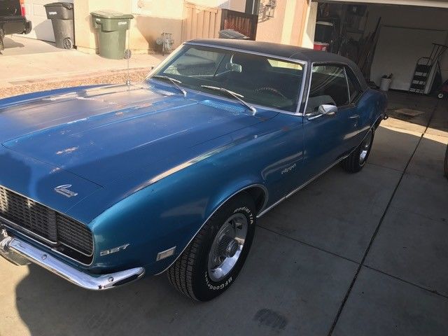 1968 Blue Chevrolet Camaro Coupe