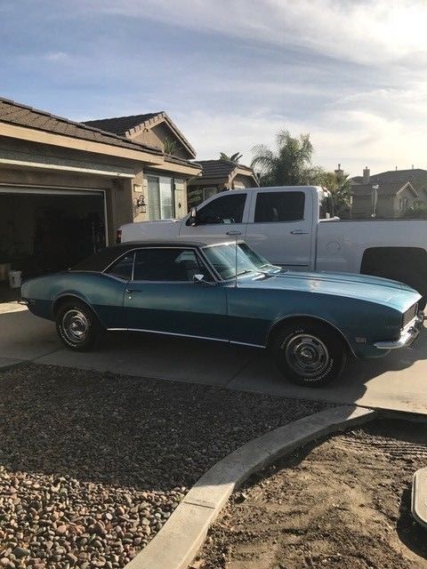 1968 Blue Chevrolet Camaro Coupe