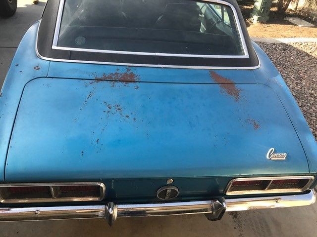 1968 Blue Chevrolet Camaro Coupe