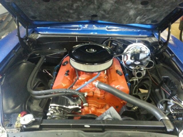 1968 Blue Chevrolet Camaro Convertible