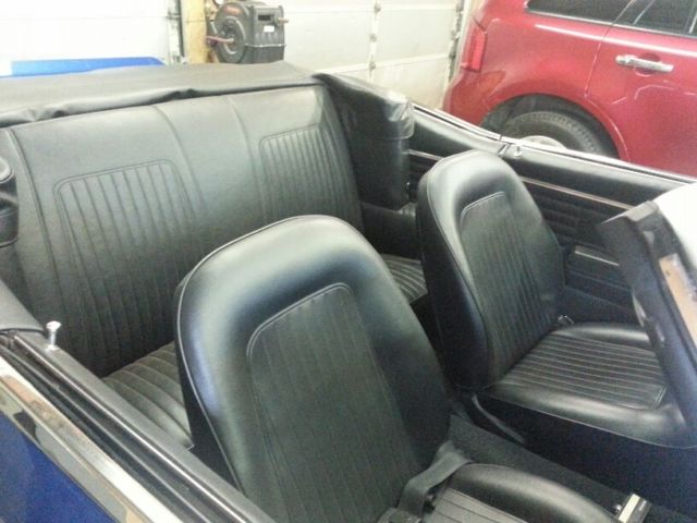 1968 Blue Chevrolet Camaro Convertible