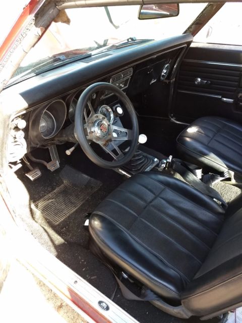 1968 Maroon Chevrolet Camaro Coupe