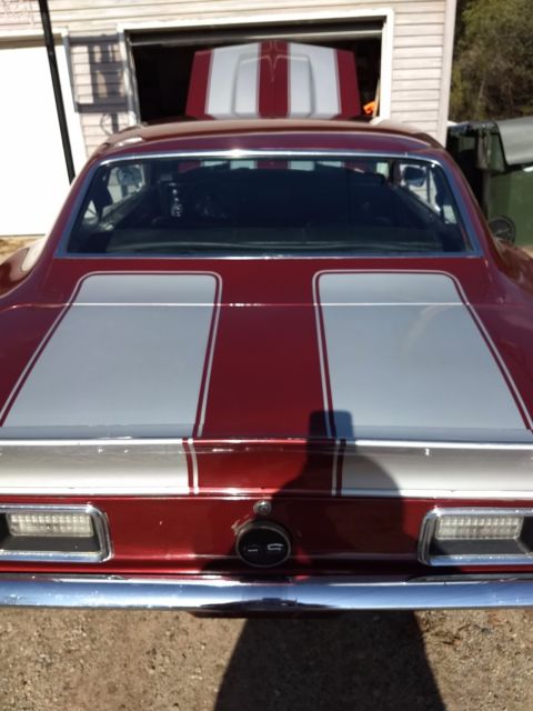 1968 Maroon Chevrolet Camaro Coupe