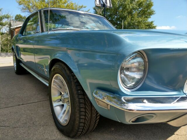 1968 Blue Ford Mustang Coupe