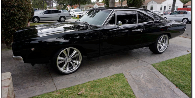 1968 black Dodge Charger Coupe