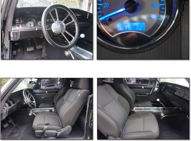 1968 black Dodge Charger Coupe