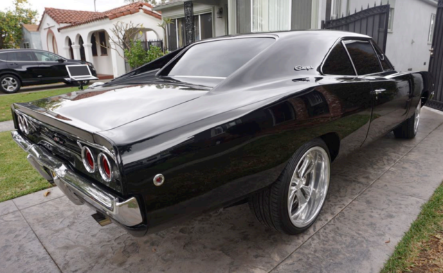 1968 black Dodge Charger Coupe
