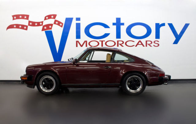 1983 RUBY RED METALLIC Porsche 911 Coupe