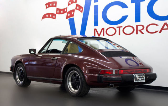 1983 RUBY RED METALLIC Porsche 911 Coupe