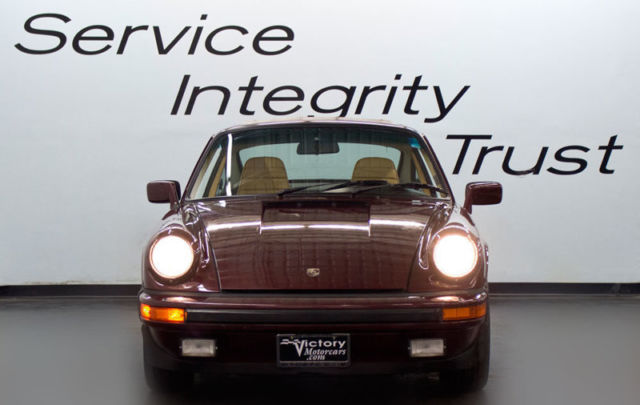 1983 RUBY RED METALLIC Porsche 911 Coupe