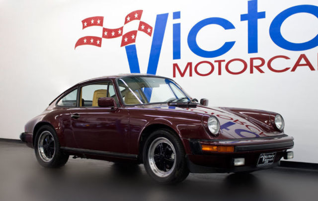 1983 RUBY RED METALLIC Porsche 911 Coupe