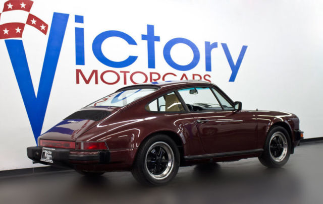 1983 RUBY RED METALLIC Porsche 911 Coupe