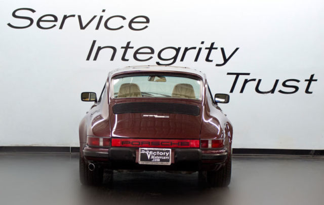 1983 RUBY RED METALLIC Porsche 911 Coupe