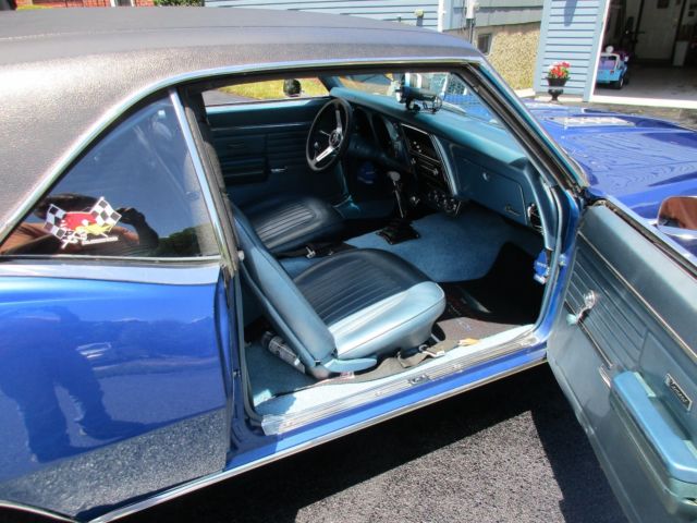 1968 Blue Chevrolet Camaro Coupe