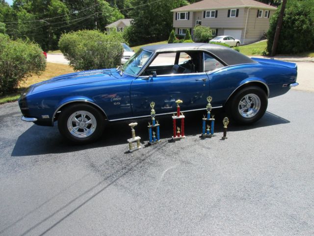 1968 Blue Chevrolet Camaro Coupe