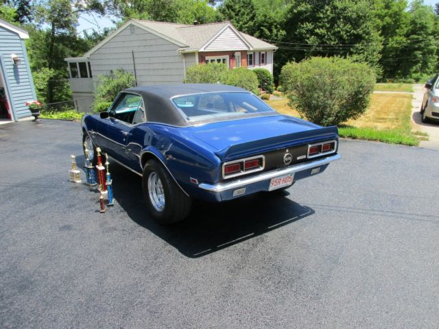 1968 Blue Chevrolet Camaro Coupe
