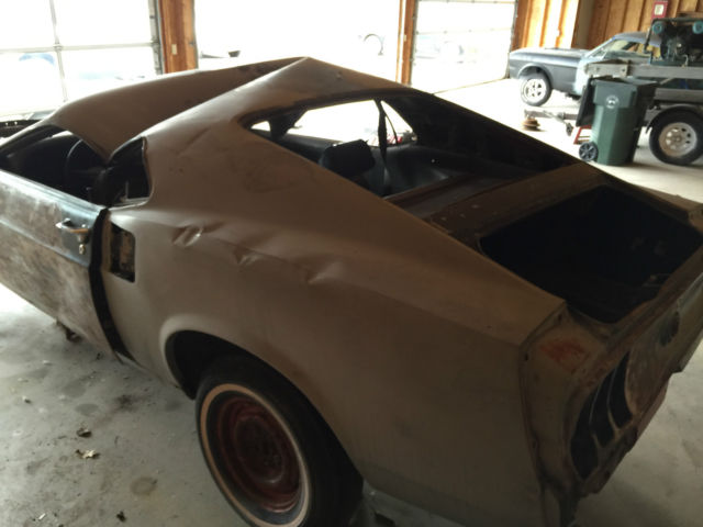 1969 Green Ford Mustang