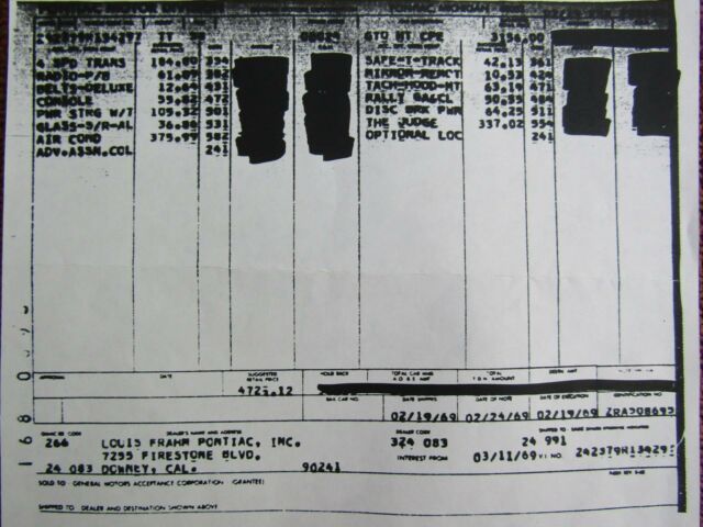 1969 Carousel Red Pontiac GTO Coupe