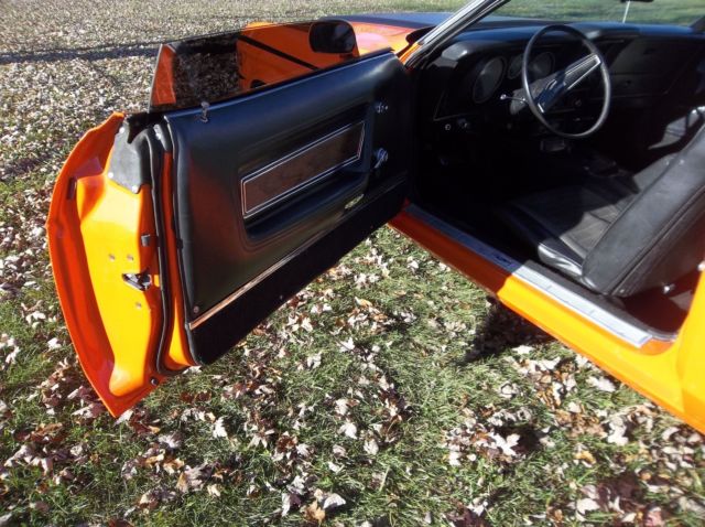 1973 Orange Ford Mustang