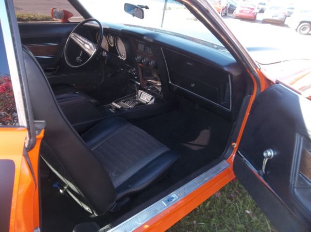 1973 Orange Ford Mustang