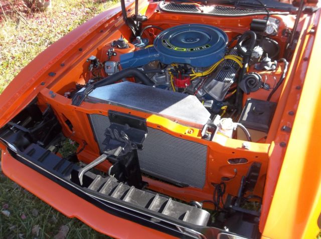 1973 Orange Ford Mustang