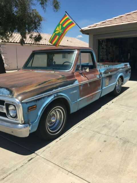 1969 Blue Chevrolet C-10 Standard Cab Pickup