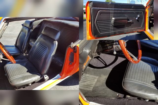 1969 Orange Chevrolet Camaro Coupe