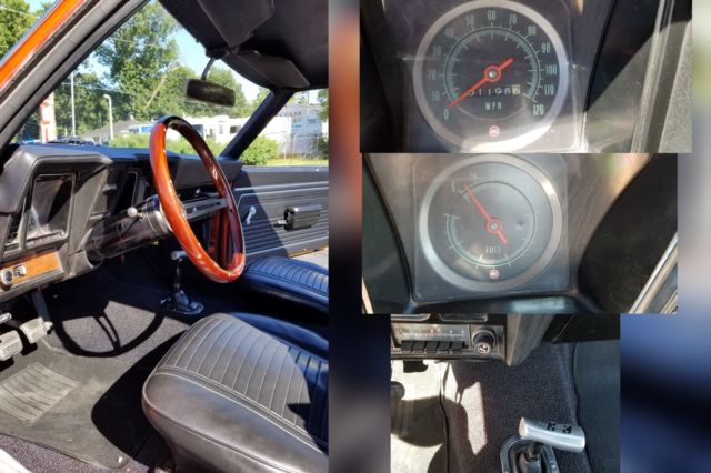 1969 Orange Chevrolet Camaro Coupe