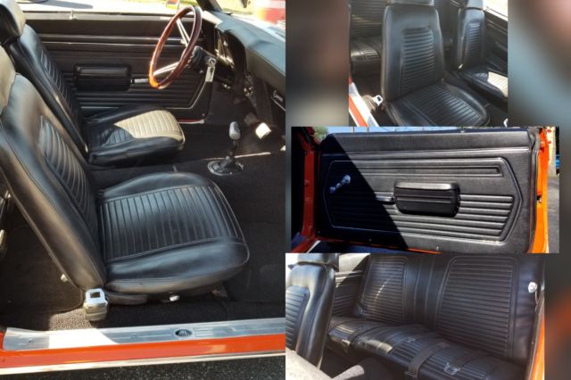 1969 Orange Chevrolet Camaro Coupe