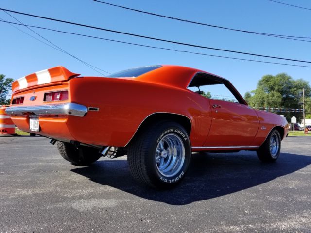 1969 Orange Chevrolet Camaro Coupe