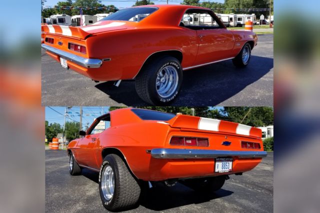 1969 Orange Chevrolet Camaro Coupe