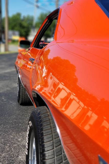 1969 Orange Chevrolet Camaro Coupe